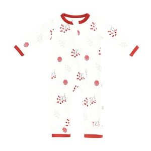 NWT Holly Berry Zipper Romper